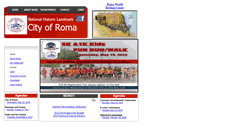 Desktop Screenshot of cityofroma.net